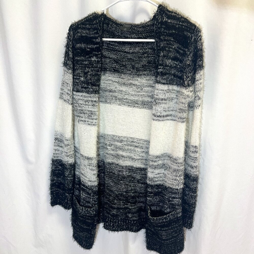 Madison Lilly Cardigan Two Hand Pockets Very Soft Fuzzy Material